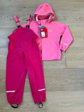 *SOLD* KIDS NWT Helly Hansen Bergen 2.0 Rain Set